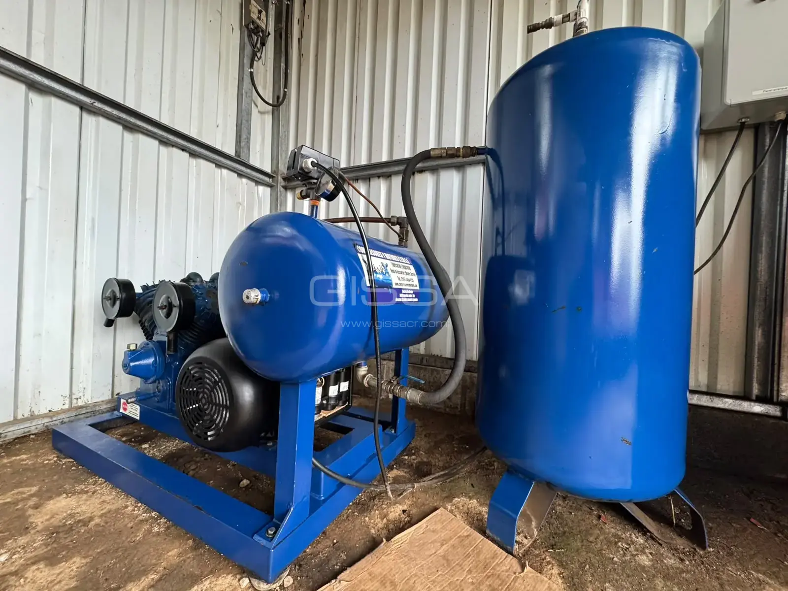 Sistema industrial de compresores